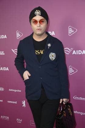 Julian F.M. Stoeckel beim 99Fire Films Award während der Berlinale 2025 in der Astor Film Lounge. Berlin, 19.02.2025