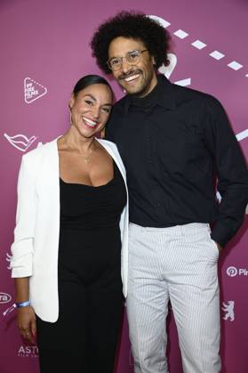 Vanessa Rottenburg und Marvin Krüger beim 99Fire Films Award während der Berlinale 2025 in der Astor Film Lounge. Berlin, 19.02.2025