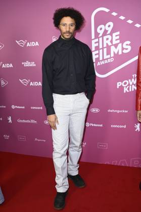 Marvin Krüger beim 99Fire Films Award während der Berlinale 2025 in der Astor Film Lounge. Berlin, 19.02.2025