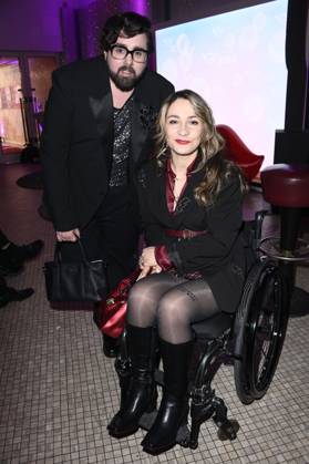 Steven Preisner und Kristina Vogel beim 99Fire Films Award während der Berlinale 2025 in der Astor Film Lounge. Berlin, 19.02.2025