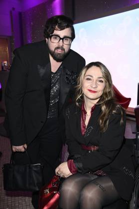 Steven Preisner und Kristina Vogel beim 99Fire Films Award während der Berlinale 2025 in der Astor Film Lounge. Berlin, 19.02.2025