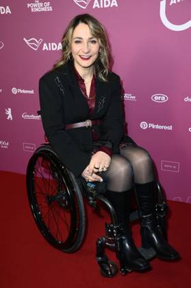Kristina Vogel beim 99Fire Films Award während der Berlinale 2025 in der Astor Film Lounge. Berlin, 19.02.2025