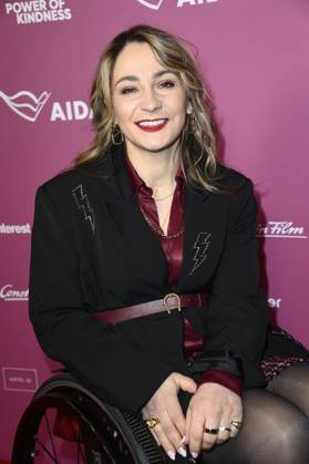 Kristina Vogel beim 99Fire Films Award während der Berlinale 2025 in der Astor Film Lounge. Berlin, 19.02.2025