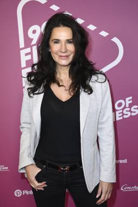 Mariella Ahrens beim 99Fire Films Award während der Berlinale 2025 in der Astor Film Lounge. Berlin, 19.02.2025
