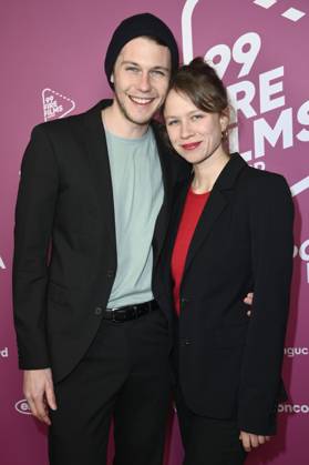 Richard Kreutz und Anna Bachmann beim 99Fire Films Award während der Berlinale 2025 in der Astor Film Lounge. Berlin, 19.02.2025