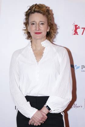Tricia Tuttle bei der Verleihung des 39. Teddy Award 2025 im Rahmen der Berlinale 2025 75. Internationale Filmfestspiele Berlin in der Volksbuehne. Berlin, 21.02.2025