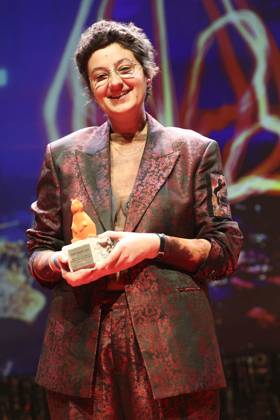 Marie Luise Lehner bei der Verleihung des 39. Teddy Award 2025 im Rahmen der Berlinale 2025 75. Internationale Filmfestspiele Berlin in der Volksbuehne. Berlin, 21.02.2025