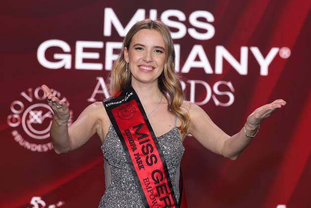 Bilder des Jahres 2025, Entertainment 02 Februar Entertainment Themen der Woche KW08 Entertainment Bilder des Tages Miss Germany 2025 Valentina Busik Miss Germany 2025. Miss Germany Awards Finale 2025 am 22.02.2025 im Europa-Park Dome in Rust. Baden-Württemberg, Deutschland.
