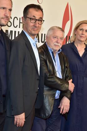 16 MusikAutorenPreis 2025 Wolf Biermann, Cem Özdemir (Bündnis 90 Die Grünen) beim 16. MusikAutorenPreis 2025 im Hotel Ritz Charlton in Berlin, am 27.02.2025