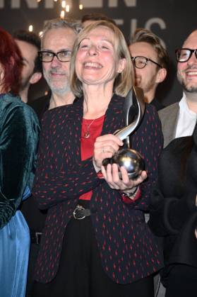 Christina Kubisch beim 16. Deutschen Musikautor*innenpreis der GEMA 2025 im Hotel The Ritz-Carlton. Berlin, 27.02.2025