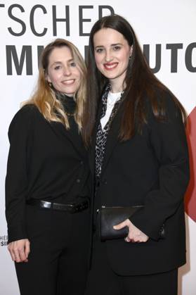 Susan Scharnowski und Sara Glojnaric beim 16. Deutschen Musikautor*innenpreis der GEMA 2025 im Hotel The Ritz-Carlton. Berlin, 27.02.2025