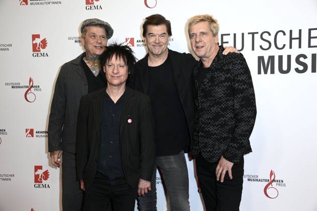 Andreas von Holst, Vom Ritchie, Campino und Andreas Meurer von den Toten Hosen beim 16. Deutschen Musikautor*innenpreis der GEMA 2025 im Hotel The Ritz-Carlton. Berlin, 27.02.2025