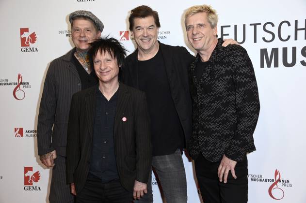 Andreas von Holst, Vom Ritchie, Campino und Andreas Meurer von den Toten Hosen beim 16. Deutschen Musikautor*innenpreis der GEMA 2025 im Hotel The Ritz-Carlton. Berlin, 27.02.2025