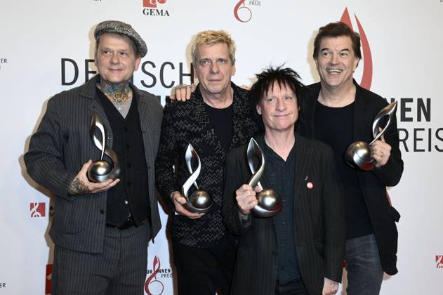 Andreas von Holst, Andreas Meurer, Vom Ritchie und Campino von den Toten Hosen beim 16. Deutschen Musikautor*innenpreis der GEMA 2025 im Hotel The Ritz-Carlton. Berlin, 27.02.2025