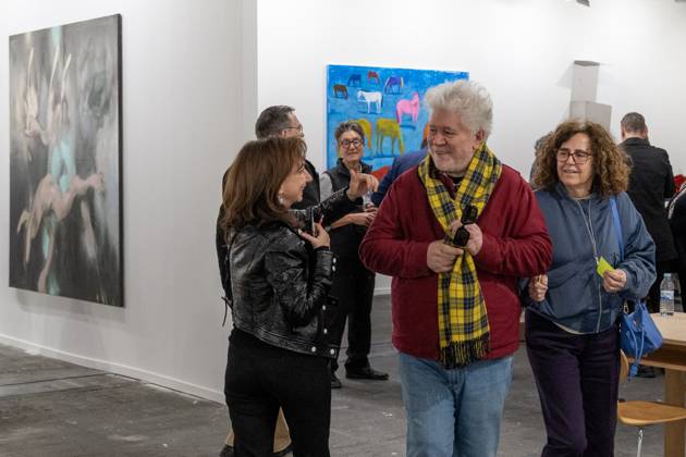 March 5, 2025, Madrid, Madrid, Spain: PEDRO ALMODOVAR in inauguration of the 44th edition of the ARCO 2025 Art Fair with the Amazon as the central project, at IFEMA on March 5, 2025 in Madrid, Spain. A total of 214 galleries from 36 countries are participating in the 2025 edition of the ARCO Contemporary Art Fair. Madrid Spain - ZUMAc312 20250305_zsp_c312_088 Copyright: xOscarxManuelxSanchezx