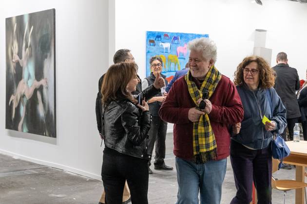 March 5, 2025, Madrid, Madrid, Spain: PEDRO ALMODOVAR in inauguration of the 44th edition of the ARCO 2025 Art Fair with the Amazon as the central project, at IFEMA on March 5, 2025 in Madrid, Spain. A total of 214 galleries from 36 countries are participating in the 2025 edition of the ARCO Contemporary Art Fair. Madrid Spain - ZUMAc312 20250305_zsp_c312_089 Copyright: xOscarxManuelxSanchezx