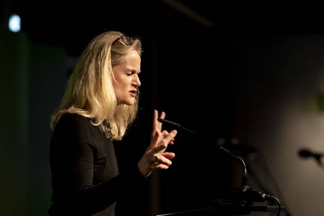 Preisverleihung des Anne-Klein-Frauenpreises am 07.03.2025 Viola von Cramon-Taubadel (Bündnis 90 Die Grünen) hält eine Rede während der Verleihung des Anne Klein Frauenpreises 2025, der in diesem Jahr an Darya Afanasyeva, Irina Alkhovka und Julia Mickiewicz verliehen wurde. Copyright: xEVENTPRESSxJeremyxKnowlesx