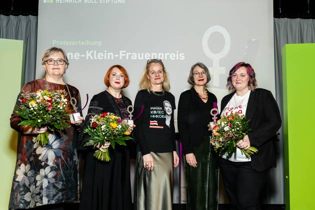 Preisverleihung des Anne-Klein-Frauenpreises am 07.03.2025 Darya Afanasyeva, Irina Alkhovka und Julia Mickiewicz erhalten während der Preisverleihung 2025 jeweils den Anne Klein Frauenpreis. Copyright: xEVENTPRESSxJeremyxKnowlesx