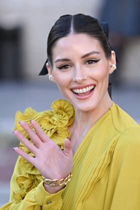 PFW Elie Saab Arrivals Olivia Palermo attending the Elie Saab Womenswear Fall Winter 2025-2026 show as part of Paris Fashion Week in Paris, France on March 08, 2025. Photo by Aurore Marechal ABACAPRESS.COM Paris France Copyright: xMarechalxAurore ABACAx