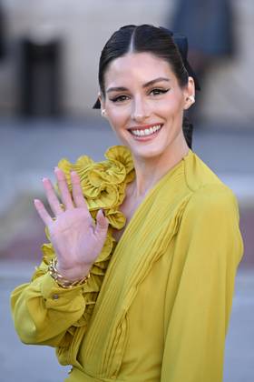 PFW Elie Saab Arrivals Olivia Palermo attending the Elie Saab Womenswear Fall Winter 2025-2026 show as part of Paris Fashion Week in Paris, France on March 08, 2025. Photo by Aurore Marechal ABACAPRESS.COM Paris France Copyright: xMarechalxAurore ABACAx