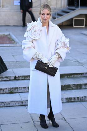 PFW Elie Saab Arrivals Leonie Hanne attending the Elie Saab Womenswear Fall Winter 2025-2026 show as part of Paris Fashion Week in Paris, France on March 08, 2025. Photo by Aurore Marechal ABACAPRESS.COM Paris France Copyright: xMarechalxAurore ABACAx