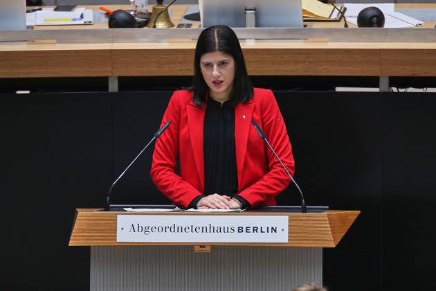 Berlin, Deutschland, 13.02.2025: Berliner Abgeordnetenhaus: 61. Sitzung: Derya Caglar, SPD Copyright: xdtsxNachrichtenagenturx dts_59063