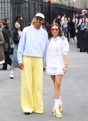 Bilder des Jahres 2025, Entertainment 03 März Entertainment Themen der Woche KW10 Entertainment Bilder des Tages Celebrities at Lacoste Fashion Show Ready to Wear Collection Fall Winter 2025 2026 during Paris Fashion Week PFW Stromae and his wife Coralie Barbier at Lacoste Fashion Show Ready to Wear Collection Fall Winter 2025 2026 during Paris Fashion Week PFW , on march 9th 2025 Denis Guignebourg Bestimage Celebrities at Lacoste Fashion Show Ready to Wear Collection Fall Winter 2025 2026 during Paris Fashion Week, on march 9th 2025 Paris France  Copyright: xDenisxGuignebourgx xBestimagexDenisxGuignebourgx xBestimagex