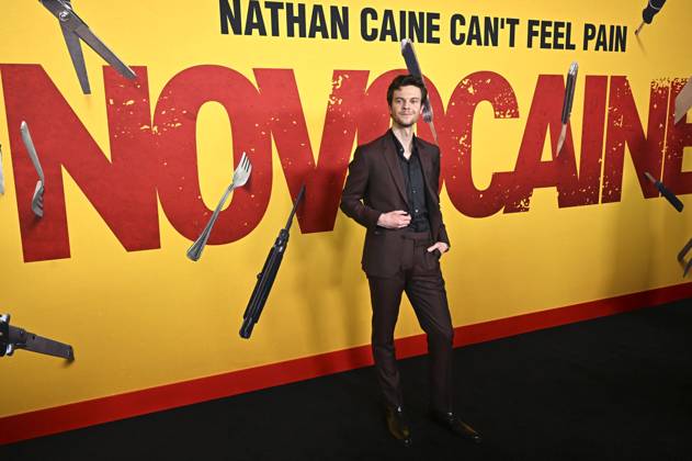 Bilder des Jahres 2025, Entertainment 03 März Entertainment Themen der Woche KW11 Entertainment Bilder des Tages Jack Quaid bei der Premiere des Kinofilms Novocaine Mr. No Pain im Paramount Theater. Los Angeles, 10.03.2025