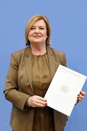 Eva Högl bei der Bundespressekonferenz Vorstellung des Jahresberichtes 2024 im Haus der Bundespressekonferenz. Berlin, 11.03.2025