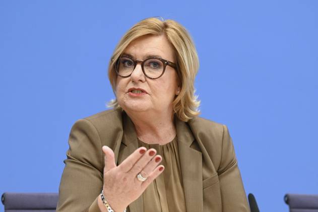 Eva Högl bei der Bundespressekonferenz Vorstellung des Jahresberichtes 2024 im Haus der Bundespressekonferenz. Berlin, 11.03.2025