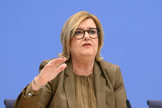 Eva Högl bei der Bundespressekonferenz Vorstellung des Jahresberichtes 2024 im Haus der Bundespressekonferenz. Berlin, 11.03.2025