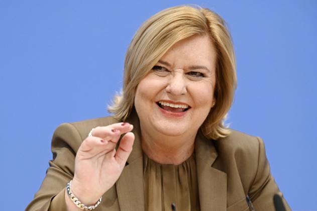 Eva Högl bei der Bundespressekonferenz Vorstellung des Jahresberichtes 2024 im Haus der Bundespressekonferenz. Berlin, 11.03.2025