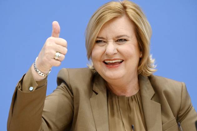 Eva Högl bei der Bundespressekonferenz Vorstellung des Jahresberichtes 2024 im Haus der Bundespressekonferenz. Berlin, 11.03.2025