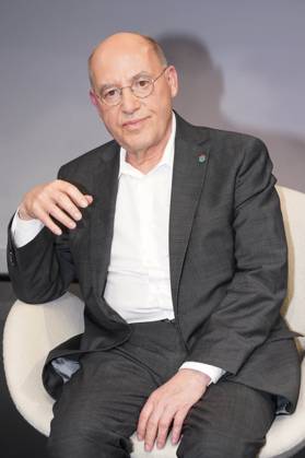 Gregor Gysi in der ARD-Talkshow maischberger im Studio Berlin Adlershof. Berlin, 11.03.2025