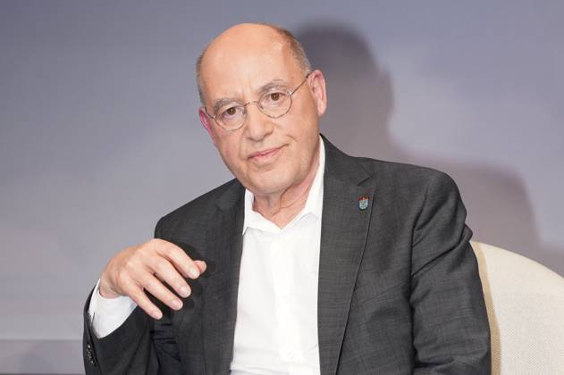 Gregor Gysi in der ARD-Talkshow maischberger im Studio Berlin Adlershof. Berlin, 11.03.2025