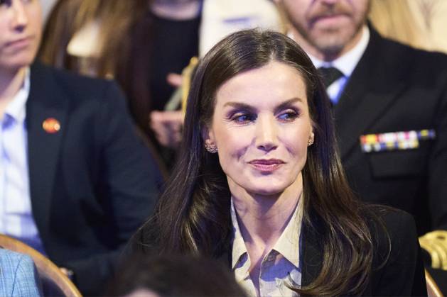 14-03-2025 Almeria Queen Letizia attend the presentation of the Princess of Girona arte 2025 award on the 2nd stage of the talent tour at the Meastro Padilla auditorium in Almeria. No Spain Â  Copyright: xPPEx