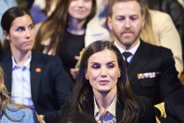 Queen Letizia attends the second stage of the Tour del Talento 2025 in Almeria Queen Letizia of Spain attends Princess of Girona Award ˜Art 2025™ proclamation ceremony, in the second stage of the ˜Tour of Talent™ at Maestro Padilla Auditorium on March 14, 2025 in Almeria, Spain Photo by IMAGO MPG Almeria Maestro Padilla Auditorium Andalucia Spain  Copyright: xMPGx