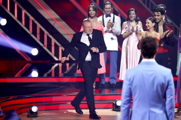 Bilder des Jahres 2025, Entertainment 03 März Entertainment Themen der Woche KW11 Entertainer Stefan Raab und Moderator Daniel Hartwich mit Tanzpaaren bei der 18. Staffel der RTL-Tanzshow Lets Dance im Coloneum. Köln, 14.03.2025 NRW Deutschland Copyright: xChristophxHardtx