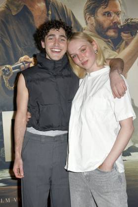 Riccardo Campione und Jule Hermann beim Special Screening des Kinofilms Eden in der Astor Film Lounge. Berlin, 20.03.2025