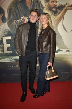 Lennart Betzgen mit Freundin Celine Rüdebusch beim Special Screening des Kinofilms Eden in der Astor Film Lounge. Berlin, 20.03.2025