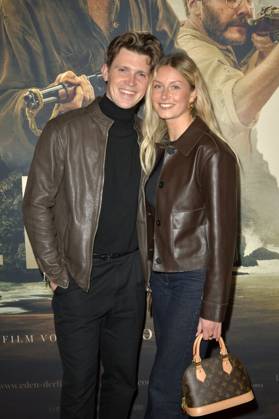 Lennart Betzgen mit Freundin Celine Rüdebusch beim Special Screening des Kinofilms Eden in der Astor Film Lounge. Berlin, 20.03.2025