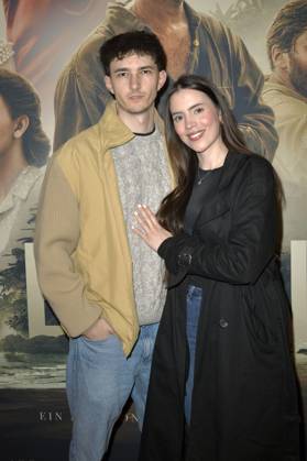 Nathan Goldblat und Lena Roth beim Special Screening des Kinofilms Eden in der Astor Film Lounge. Berlin, 20.03.2025
