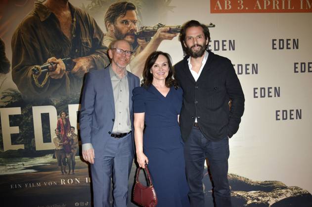 Ron Howard, Jasna Vavra und Quirin Berg beim Special Screening des Kinofilms Eden in der Astor Film Lounge. Berlin, 20.03.2025