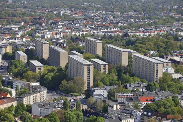Allgemein Hamburg, 04.05.2018 Der Hamburger Fernsehturm wird 50 Jahre alt. Schönes Hamburg Blick auf Hafen Elbphilharminonie Grindelhochhäuser Germany