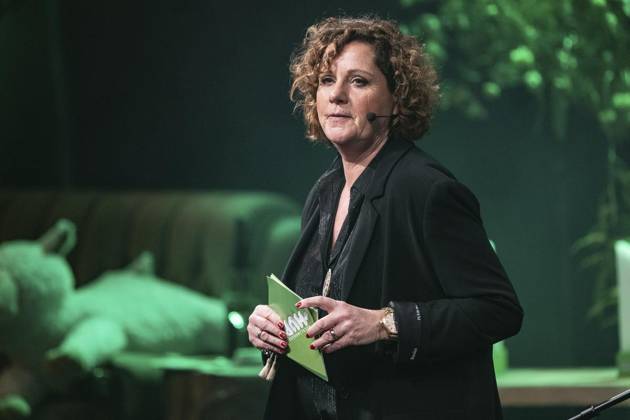 Verleihung des Comedy Preises Recklinghäuser Hurz 2025 ** NUR FÜR REDAKTIONELLE ZWECKE ** EDITORIAL USE ONLY **<p>Verleihung des Comedy Preises Recklinghäuser Hurz 2025 am Montag, 24. März 2025 im Festspielhaus in Recklinghausen. Moderatorin Steffi Neu. Recklinghausen NRW Recklinghausen Copyright: StefanxArendx xFUNKExFotoxService