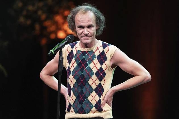 Verleihung des Comedy Preises Recklinghäuser Hurz 2025 ** NUR FÜR REDAKTIONELLE ZWECKE ** EDITORIAL USE ONLY **<p>Verleihung des Comedy Preises Recklinghäuser Hurz 2025 am Montag, 24. März 2025 im Festspielhaus in Recklinghausen. Olaf Schubert bei seiner Dankesrede. Recklinghausen NRW Recklinghausen Copyright: StefanxArendx xFUNKExFotoxService