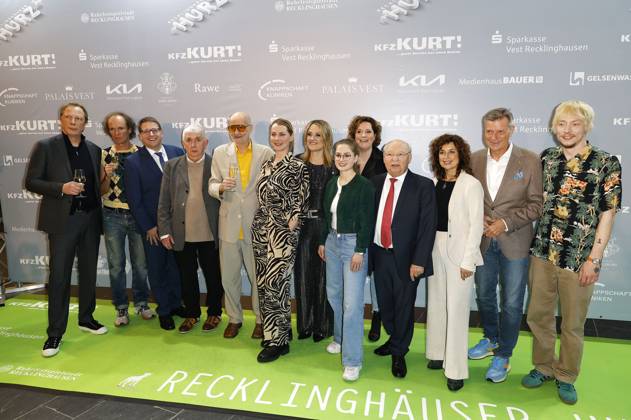 Preisträger und Laudatoren bei der Verleihung des Comedy-Preises Recklinghäuser Hurz im Ruhrfestspielhaus. Recklinghausen, 24.03.2025