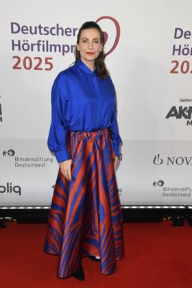 Nadine Heidenreich bei der Verleihung vom Deutschen Hoerfilmpreis am 25.03.2025 in Berlin Deutscher Hoerfilmpreis 2025 in Berlin