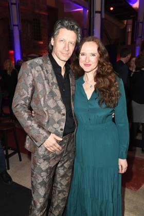 Lovis Willenberg und Deborah Kaufmann bei der Verleihung vom Deutschen Hoerfilmpreis am 25.03.2025 in Berlin Deutscher Hoerfilmpreis 2025 in Berlin