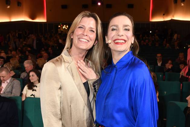 Valerie Niehaus und Nadine Heidenreich bei der Verleihung vom Deutschen Hoerfilmpreis am 25.03.2025 in Berlin Deutscher Hoerfilmpreis 2025 in Berlin